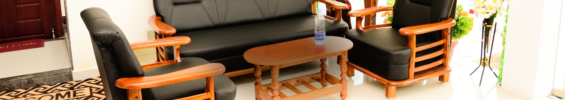 Hotel lobby with comfortable seating